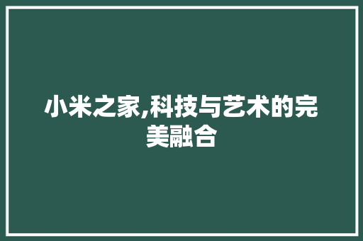 小米之家,科技与艺术的完美融合 室外设计